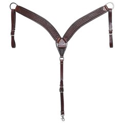 C–SET Western Horse Headstall Breast Collar Set Tack American Leather Hilason