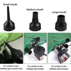 Electric Air Pump Inflator Pool, Portable for Gym Outdoor (Black)