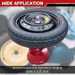 Portable Wheel Balancer with Heavy Duty Hubs | Tire Balancer Machine with Bub…
