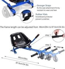 Accesorio de asiento para patineta eléctrica de 6,5 a 10 pulgadas. neuvo. 2025.