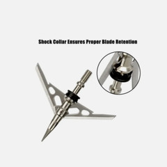 12pcs Archery broadheads 100 Grain Points Recurve Bow Turkey Hunting Arrowheads