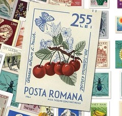 30Pcs Random Vintage Retro Old Looking Travel Postage Stamp Waterproof Stickers
