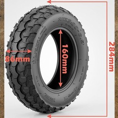 12×3.00-6.5 Tubeless Tire – Street E-Scooter Tire, 12×3 for High-Speed Ride
