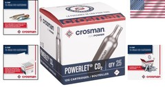 25-Count 12-Gram CO2 Cartridges for Air Rifles & Pistols – Genuine Powerlet