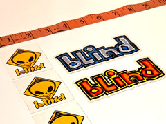 Blind Skateboards Sticker Lot 5 Vintage 90s Reaper Logos