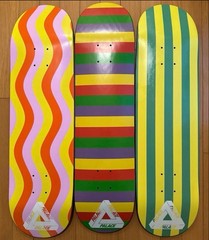 Palace x Gucci Skateboard Deck Set of 3 Multicolor Gucci Vault Rare