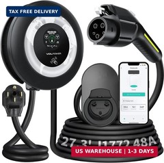 Level 2 EV Charger, 11.5KW /50A Fast Home Charging Station, 27.3ft Extended Char