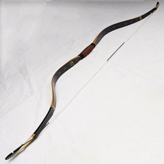 58» Mongolian Yuan Bow Bamboo Traditional Recurve Bow Long Bow Archery Handmade