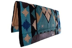 Showman 36″x34″ Navajo Woven Wool Saddle Pad w/ Memory Felt Bottom