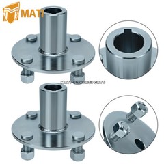 2*Go Kart Live Axle Hub 4″ x 4″ Wheel Hub For 1″ Shaft,with 1″ to 3/4″ Step Down