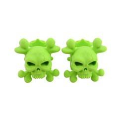2pcs Archery Skull Stabilizer Compound Bow Limbs Rubber Shock Absorber Hunting