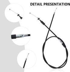 7/8 Inch Thumb Throttle Kit with Cable, Universal ATV Dirt Bike Throttle, 50-250