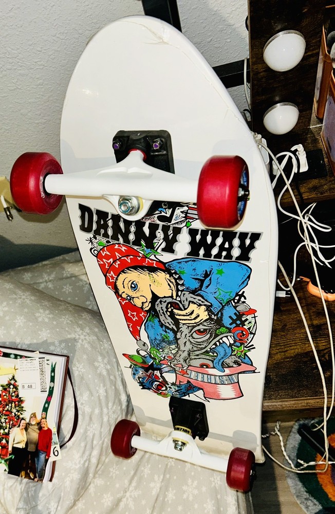 1988-89 H-Street Danny Way 1st Pro deck Rabbit ‘n Hat Reissue A Series 135/250