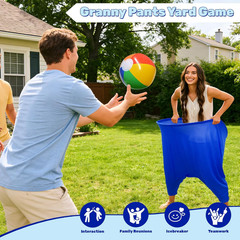 Granny Pants Outdoor Game Set with Bouncy Balls for Family Gatherings
