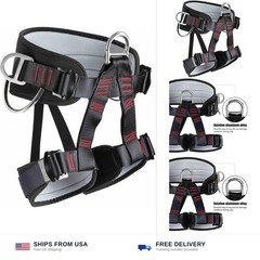 Thicken Professional Safety Belt with Magnesium Alloy Connection Ring – Tree …