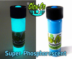 Glow-On BLUE Glow Paint For Gun Sights, Fishing Lures, Lg 9.2 ml Vial, Bright
