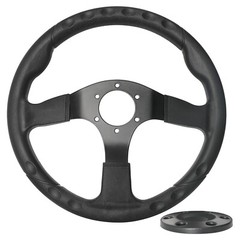350mm 13.78″ Steering Wheel For Off Road Cart Drift Trike ATV Buggy DIY Go Kart