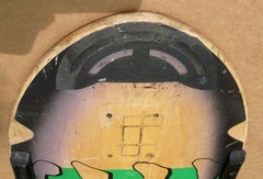 1988 ALVA JEF HARTSEL «STREET FIRE 2» SKATEBOARD DECK USED RARE RASTA