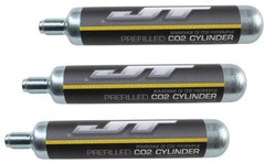 JT Paintball JT 88/90gram CO2 Tank – Prefilled – 3 Count