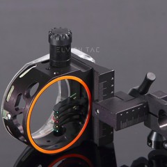 Compound Bow Sight Light LED 3-Levels Adjustable 3/8-32 Thread 12 Extra Battery