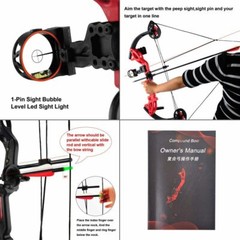 15-29Lbs Compound Bow Archery for Youth and Beginner Right Handed 19”-28” Quiver