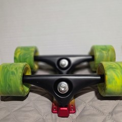 Gullwing Charger 50* Neil Carver Black/ Rasta colorway R. Kingpi (O.S.bolt pat)