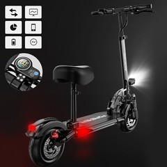 800W Motor 27MPH 35 Mile Q2 Adult Electric Scooter with Seat 48V 13AH Foldable