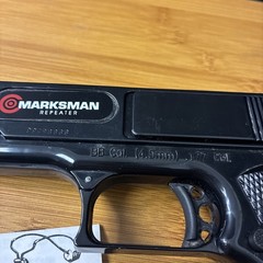 Vintage Marksman Repeater BB Gun Black Metal 4.5mm .177 Cal with Owner’s Manual
