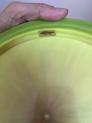Discraft First Run ESP Zeus 173-174g Light Green Plate With Dark Green Rim