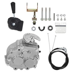 New Go Kart Forward Reverse Gear box w/ Shifter Assembly For 2HP-14HP 10T or 12T