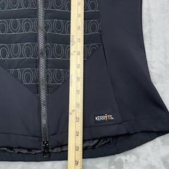 KERRITS Riding Vest Women’s Small Black Puffer Horse Equestrian Performance Zip