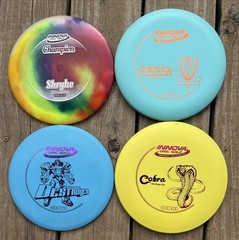 Disc Golf Lot of 4 Innova Discs – Cobra / Destroyer / Aviar / Shryke