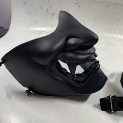 Airsoft Protective Half Face Mask Halloween Party Cosplay Costume Half Face Mask