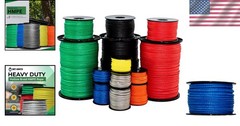 Blue HMPE Rope – Ultra-Strong 1600lb Dyneema, UV/Abrasion Resistant, Lightweight