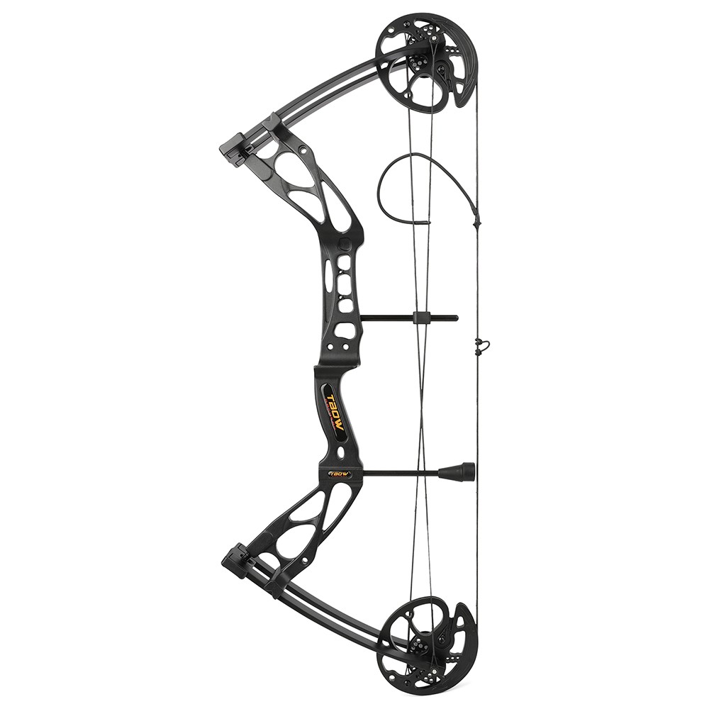 Compound Bow Arrow Kit Adjustable 0-70Lbs 325fps IBO 16.4-30″ Hunting Bowfishing