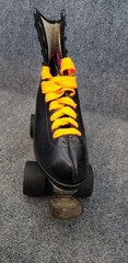 Vintage Mens Black Roller SKATE Wheels Size 11 – Chicago Trophy – Vapor Lites