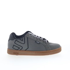 Etnies Fader 4101000203521 Mens Gray Suede Skate Inspired Sneakers Shoes 7.5