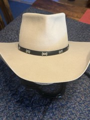 Native American Sterling Silver Concho Style Hat Band