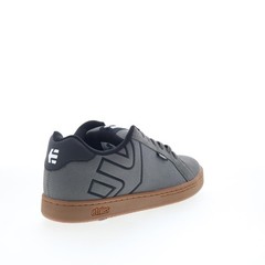 Etnies Fader 4101000203521 Mens Gray Suede Skate Inspired Sneakers Shoes 7.5