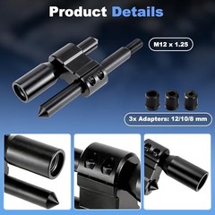 Adjustable H Type Shift Knob Extension, Aluminum Alloy Car Gear Shift Knob