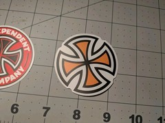 Independent Truck Company Vinyl Sticker Skateboarding Skate Decal 3in, 2in
