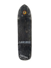 Assault Skateboards Matt Hensley Guest Model Pickup Truck Black Woodgrain Silver
