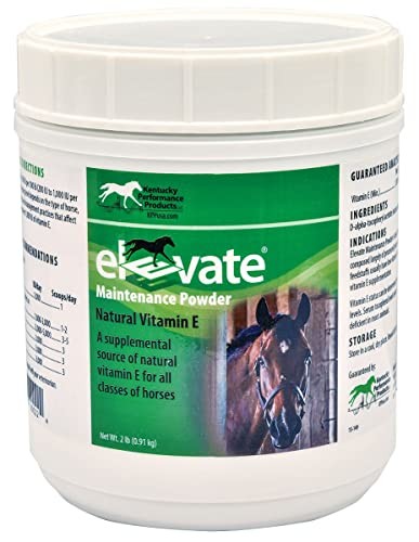 Elevate Maintenance Powder 2 lb Natural Vitamin E Supplement for Horses