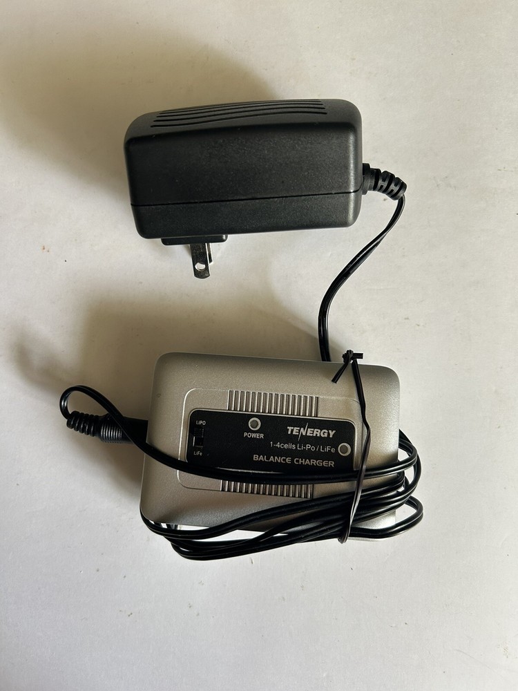 Tenergy LIPO/LIFEPO4 Balance 1A Battery Pack Charger For 1S-4S W/ Power Supply