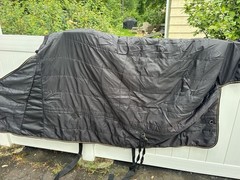 Grey Shedrow Medium Turnout blanket 82”