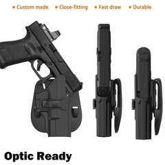 G19 Holster, OWB Paddle Holster for Glock 19 19X 44 45 Gen 1 2 3 4 5, Glock 2…