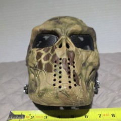 Skull villain style all terrain camouflage pattern tanbrown dark honeycomb TPU