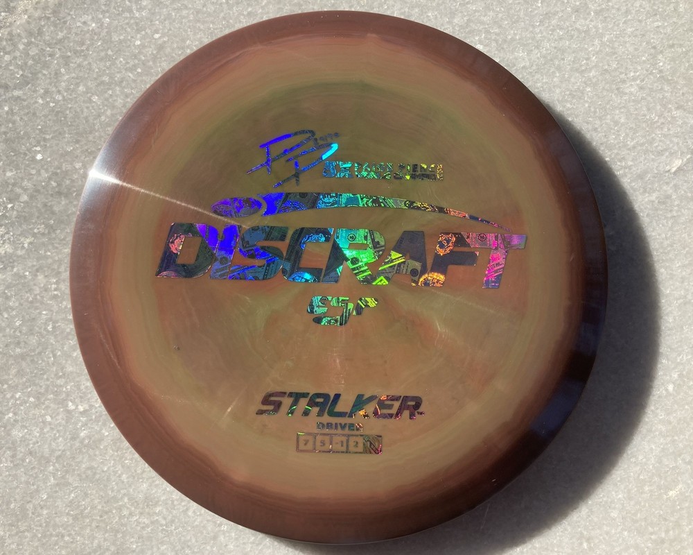 Discraft Paige Pierce 5X ESP Stalker-Swirly Brownw Halo & Holographic Money Foil