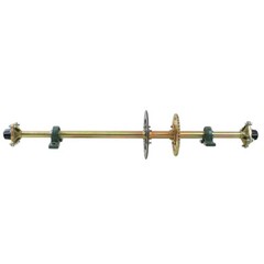 44in Rear Live Axle Wheel Hub Complete Kit For Go Kart Golf Cart ATV Buggy Quad