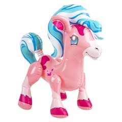 (Set of 2) 27″ Pink & Blue Pony’s Inflatable Blow Up Toy Party Decoration